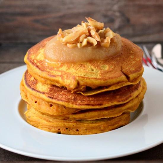 Rezeptbild: Kürbis-Pancakes