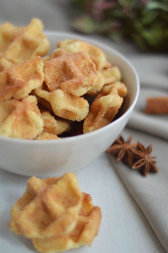 Rezeptbild: Pumpkin-Spiced-Knusperwaffeln