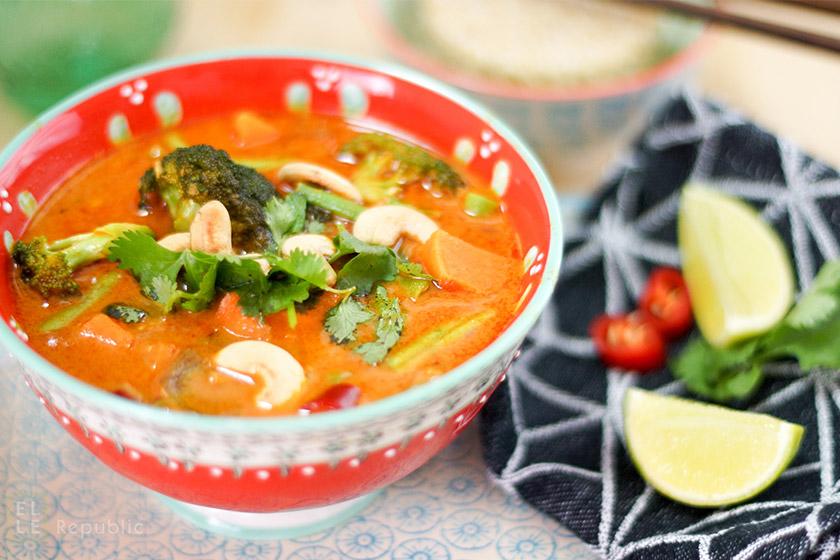 Rezeptbild: Vegetarisches Rotes Thai Curry