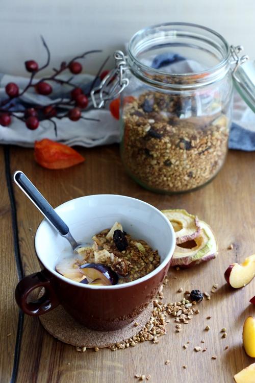 Rezeptbild: Haferflocken - Buchweizen Granola