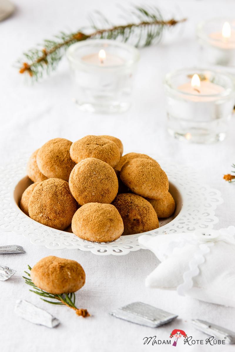 Rezeptbild: Gebackene Marzipan-Kartoffel-Plätzchen