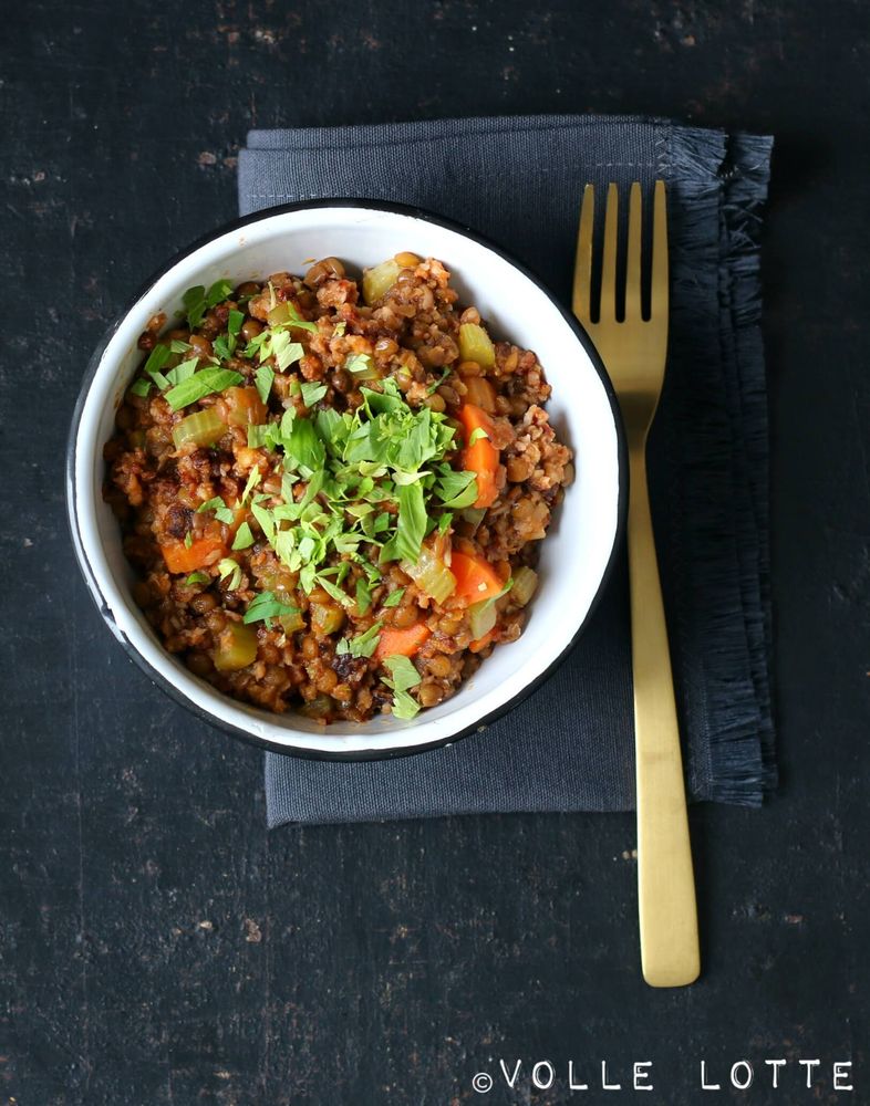 Rezeptbild: Linsentopf mit Gemüse und Mett 