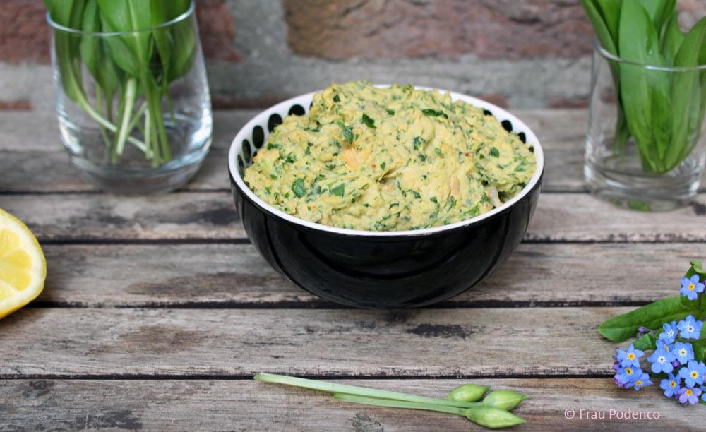 Rezeptbild: Bärlauch-Hummus