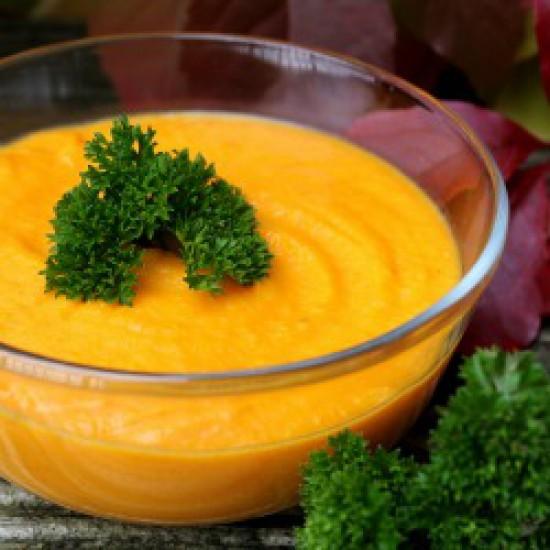 Rezeptbild: Karotten-Curry-Suppe