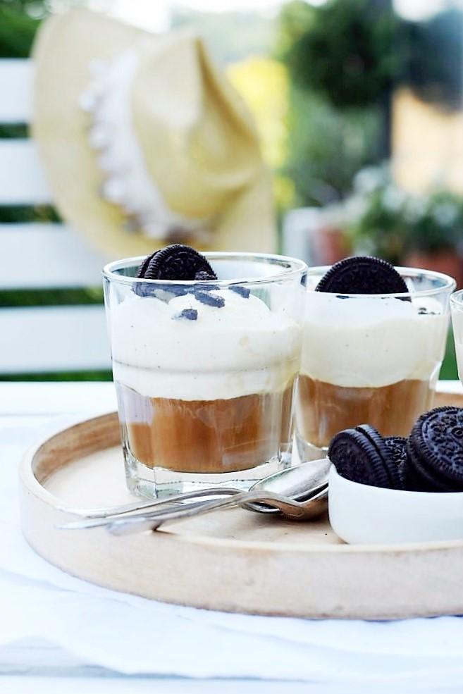 Rezeptbild: OREO-Affogato, die kleine schnelle Eiskaffee-Erfrischung 