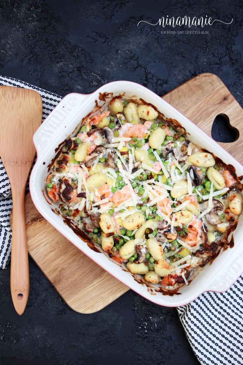 Rezeptbild: Gnocchi mit Erbsen und Parmesanrahm