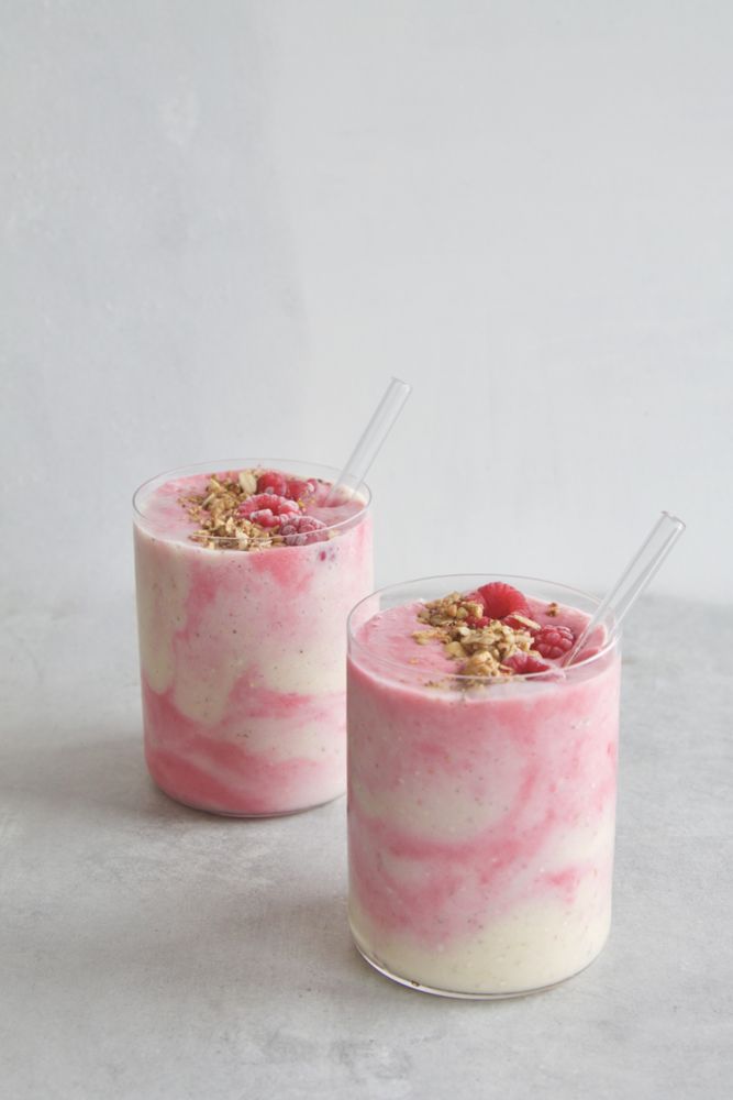 Rezeptbild: Himbeer Bananen Smoothie