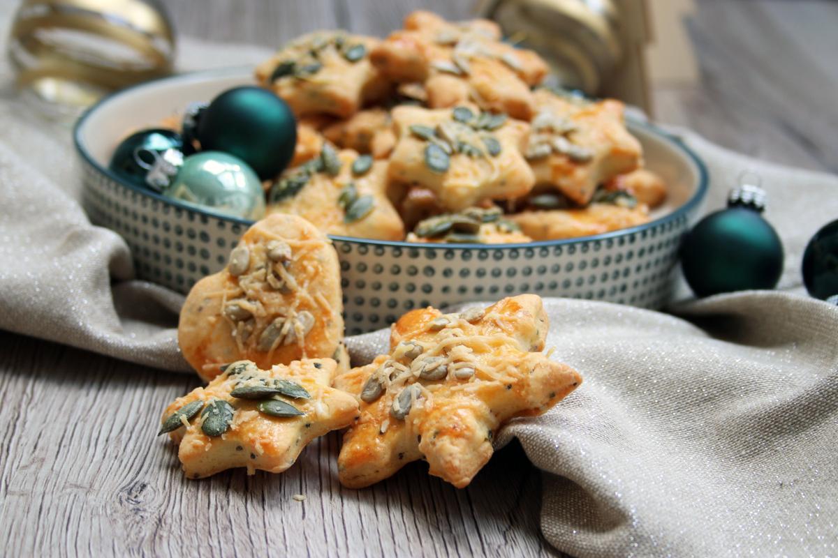 Rezeptbild: Herzhafte Plätzchen