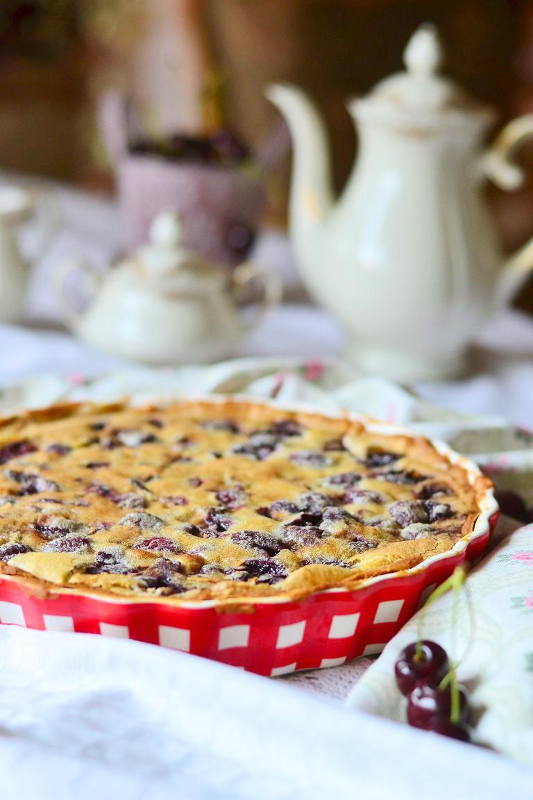 Rezeptbild: Browned Butter Tarte mit Kirschen