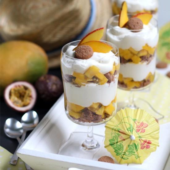 Rezeptbild: Mango Maracuja Schichtdessert