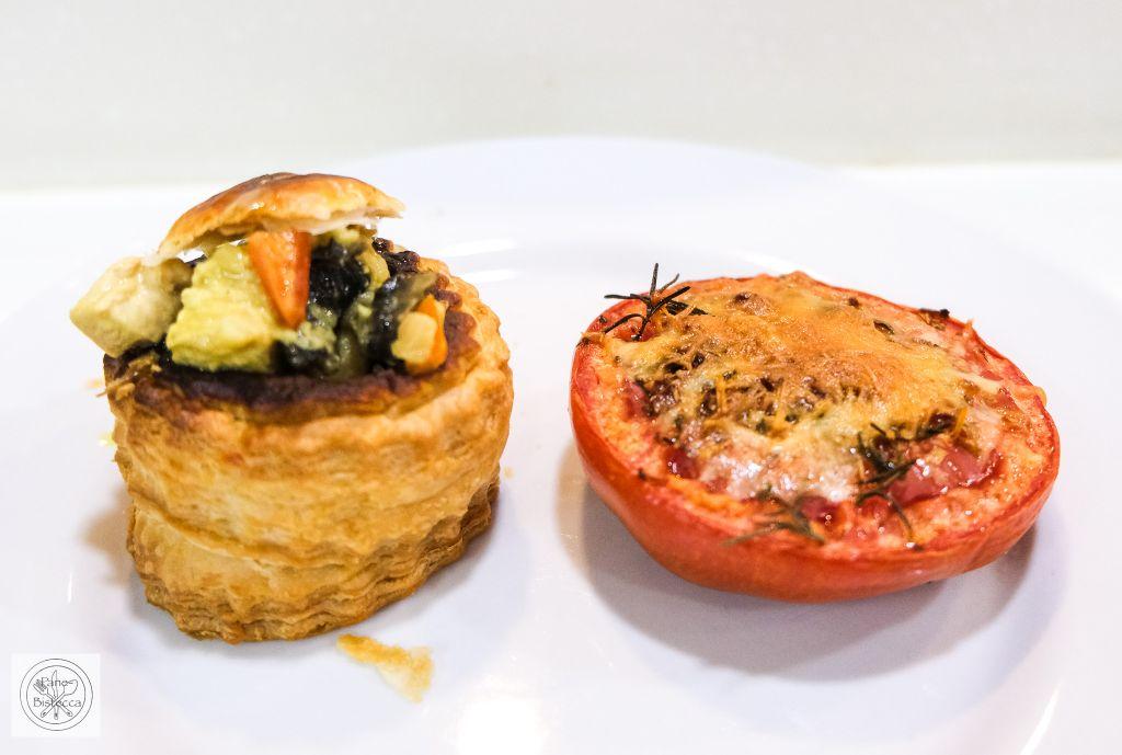 Rezeptbild: Pastetli mit Huehnercurry und Pilzen