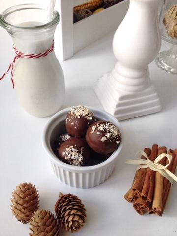 Rezeptbild: Glühwein-Lebkuchen Pralinen