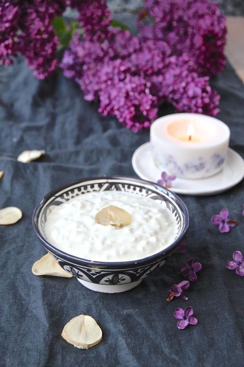 Rezeptbild: Mast o Musir - persischer wilder Knoblauch-Joghurt