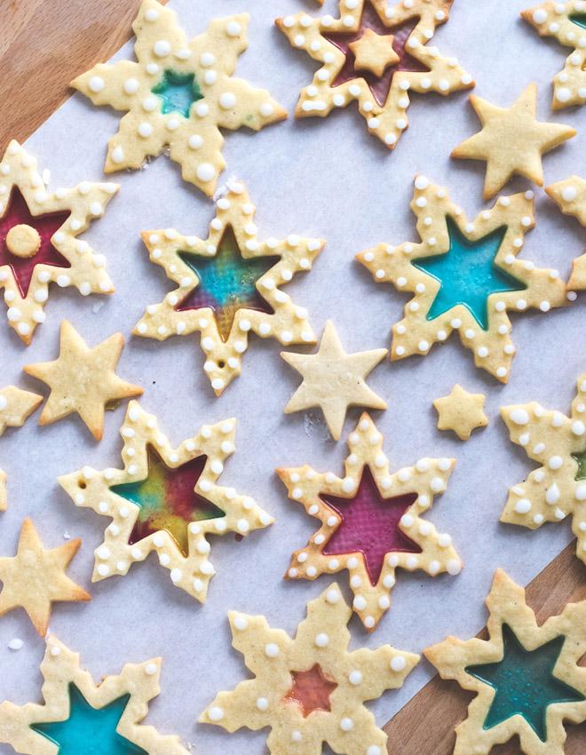 Rezeptbild: Stained Glass Cookies - Buntglas Plätzchen