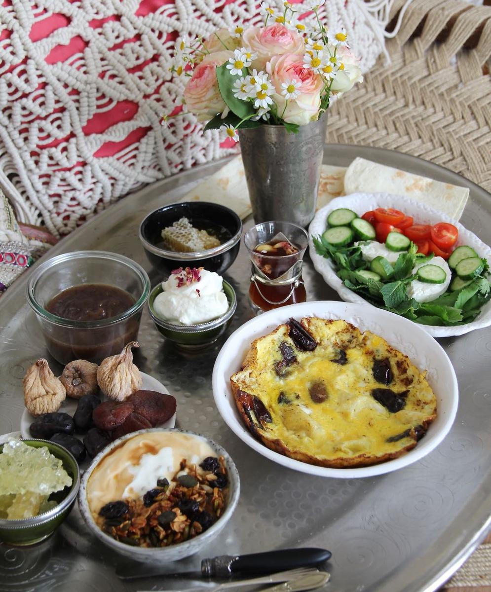 Rezeptbild: Ajil-Granola - persisches Frühstück zum Muttertag