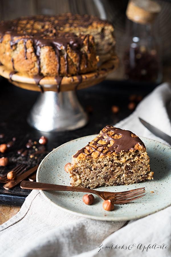 Rezeptbild: Glutenfreier Maronen-Haselnusskuchen