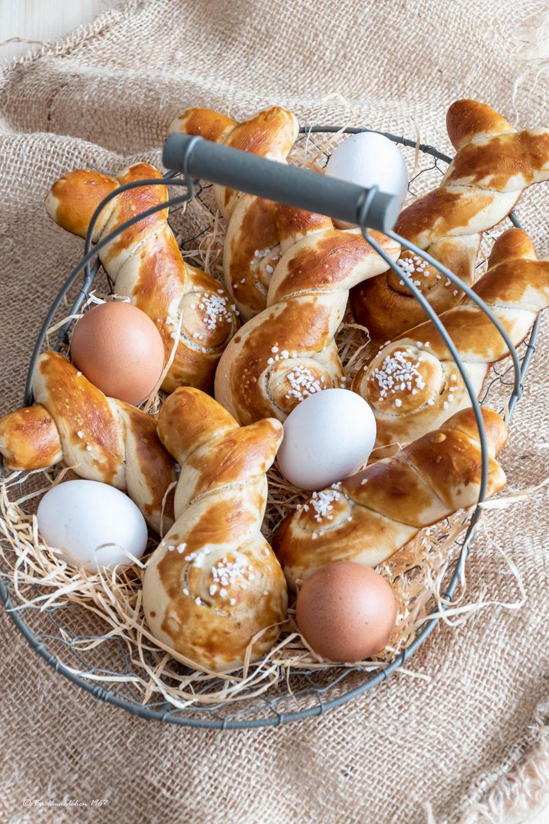 Rezeptbild: Laugen-Osterhasen
