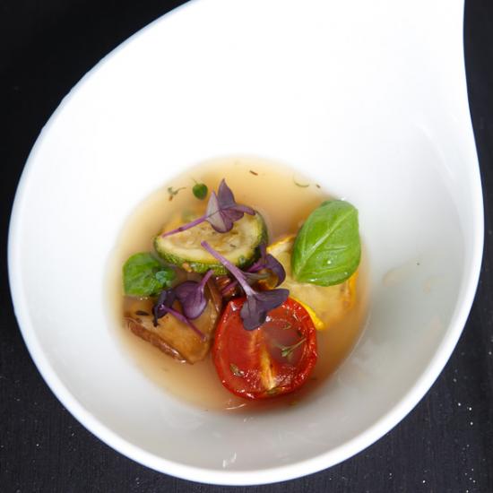 Rezeptbild: Weißes Tomatensülzchen