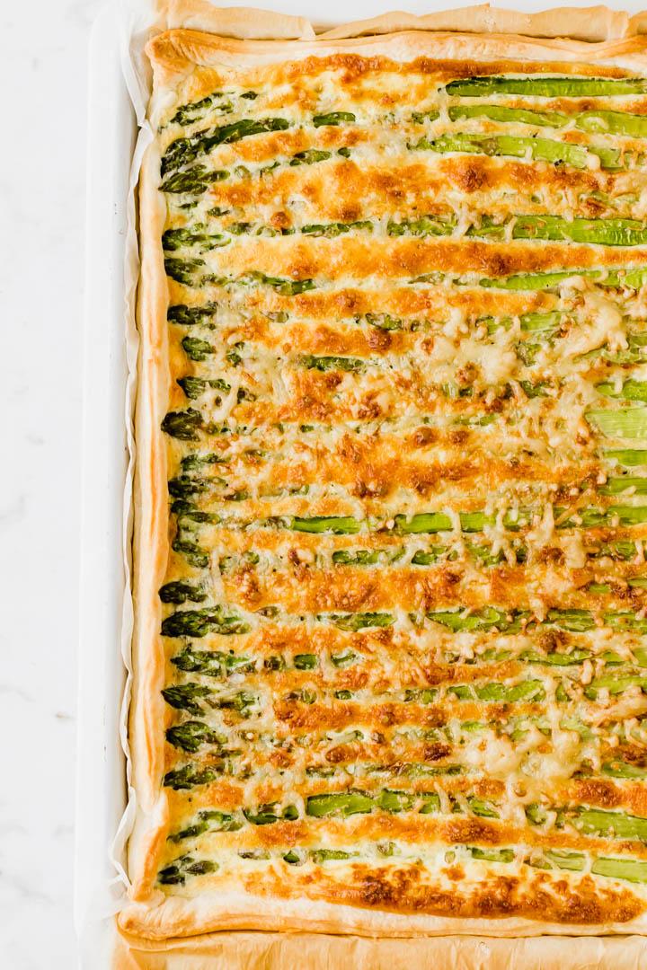 Rezeptbild: SPARGELTARTE