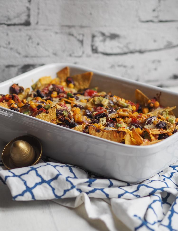 Rezeptbild: Überbackene Veggie Nachos deluxe