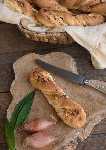 Rezeptbild: Bärlauch-Schalotten-Stangen