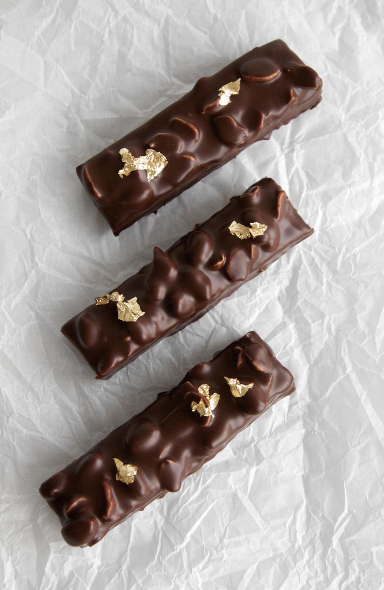 Rezeptbild: Vanille Erdnuss Caramel Bars