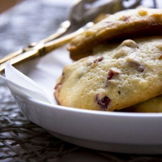 Rezeptbild: Cranberry-Haselnuss-Cookies