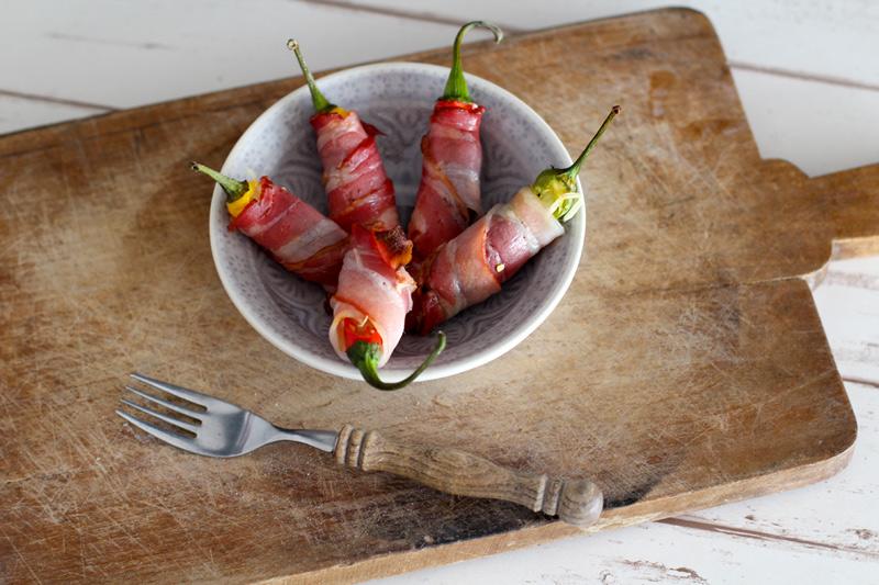 Rezeptbild: Jalapeno Poppers mit Datteln und Bacon