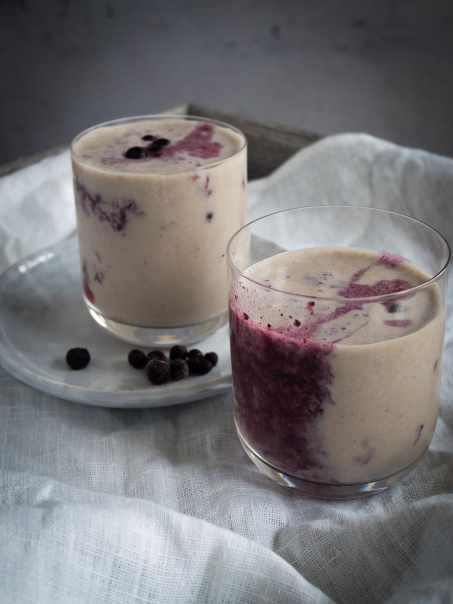 Rezeptbild:  My blueberry mornings. Blaubeer Vanille Smoothie