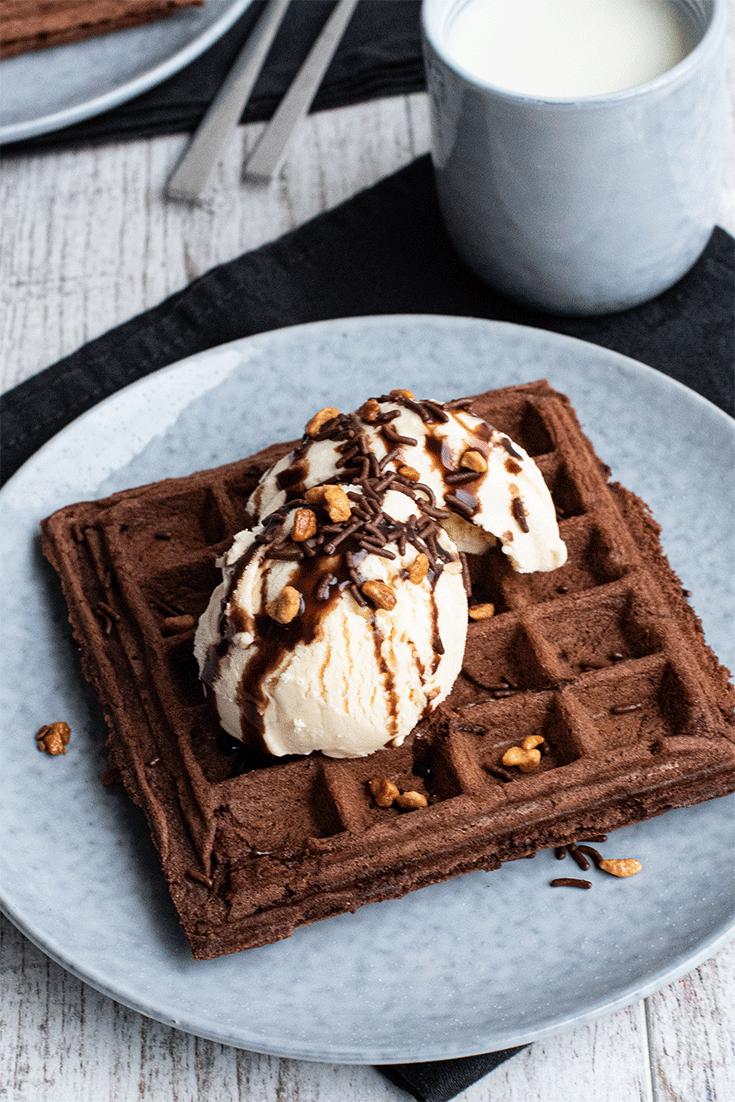 Rezeptbild: Schokoladen-Waffeln