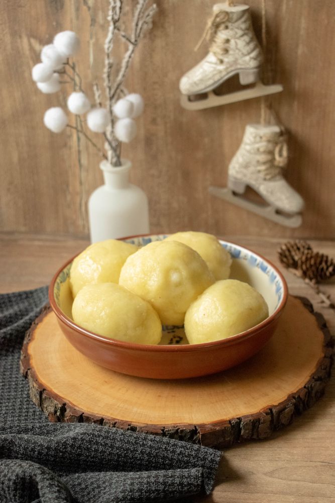 Rezeptbild: Halbseidene Kartoffelknödel
