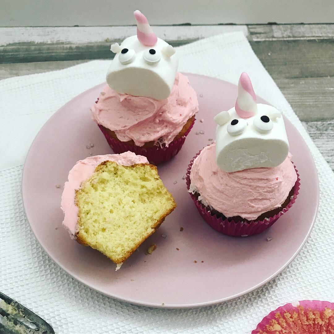 Rezeptbild: Einhorn-Cupcakes