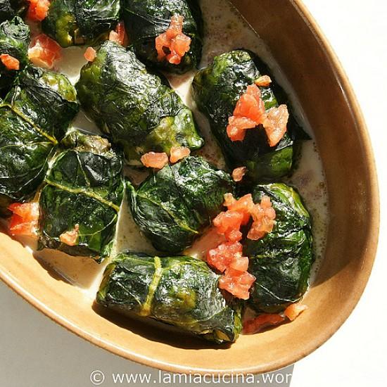 Rezeptbild: Capuns mit Steinpilzfüllung