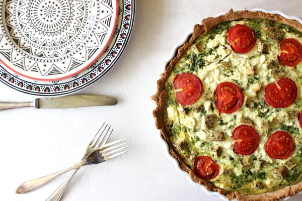 Rezeptbild: Spinat-Quiche