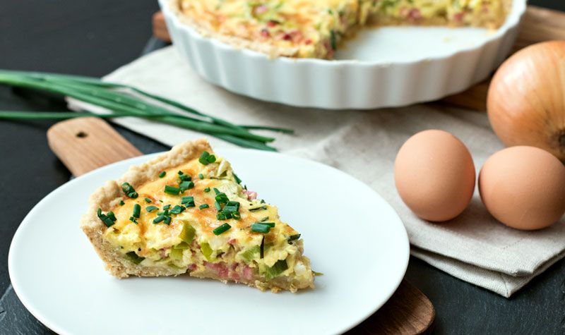 Rezeptbild: Quiche Lorraine – Lothringischer Speckkuchen