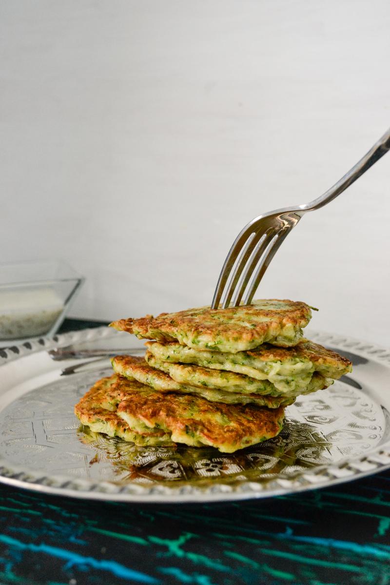 Rezeptbild: Zucchini-Puffer