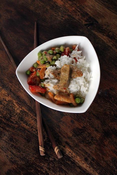 Rezeptbild: Thai-Curry mit Seitan