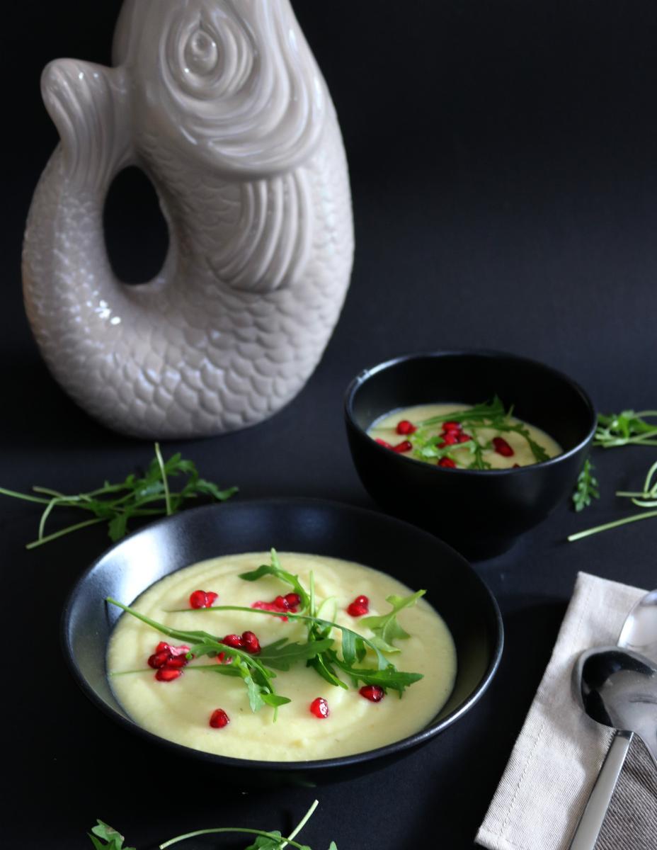 Rezeptbild: Kartoffelsuppe mit Gorgonzola