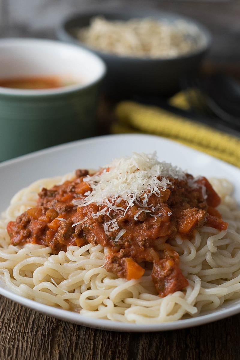 Rezeptbild: Die perfekte Bolognese aus dem Slowcooker