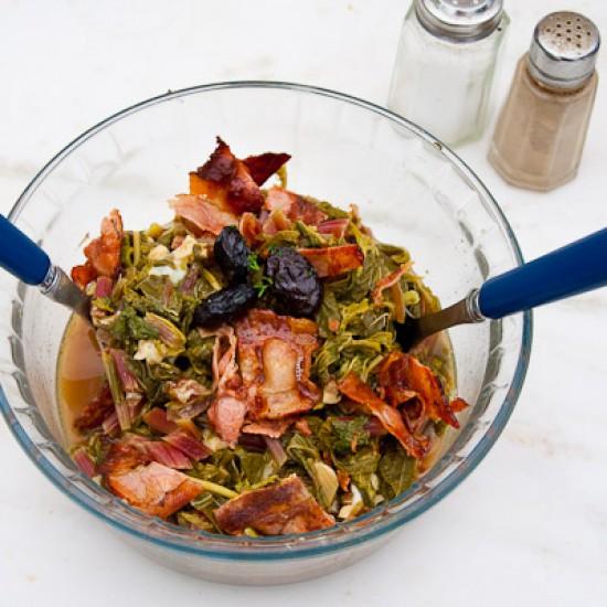 Rezeptbild: Vlita mit Speck und Graviera