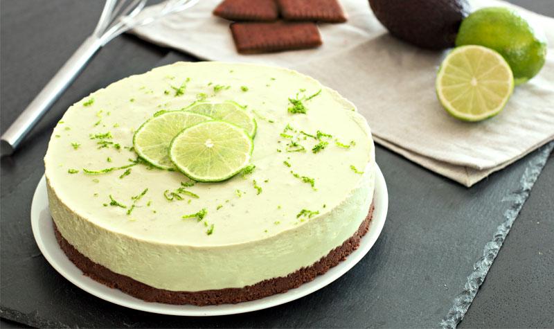 Rezeptbild: No Bake: Avocado-Limetten-Torte