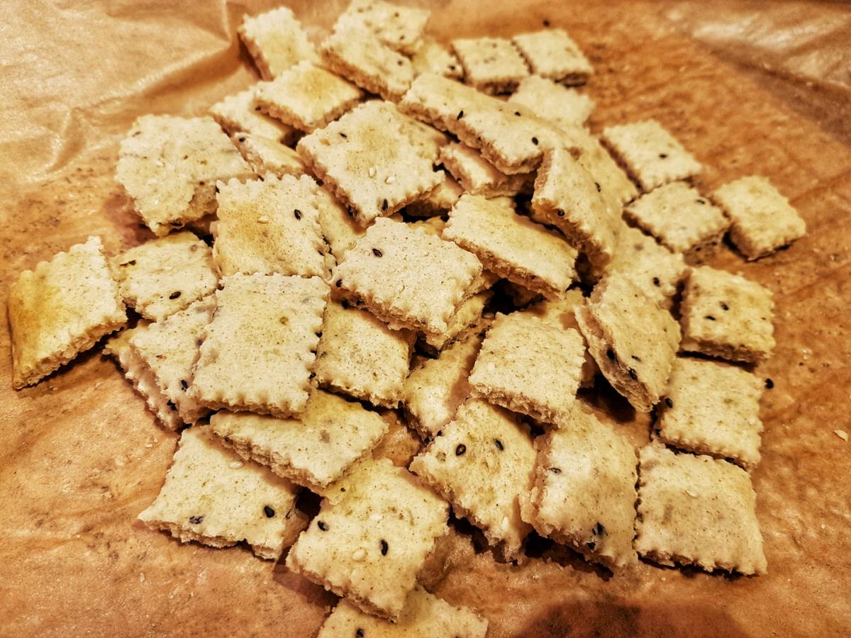 Rezeptbild: Sauerteig-Cracker