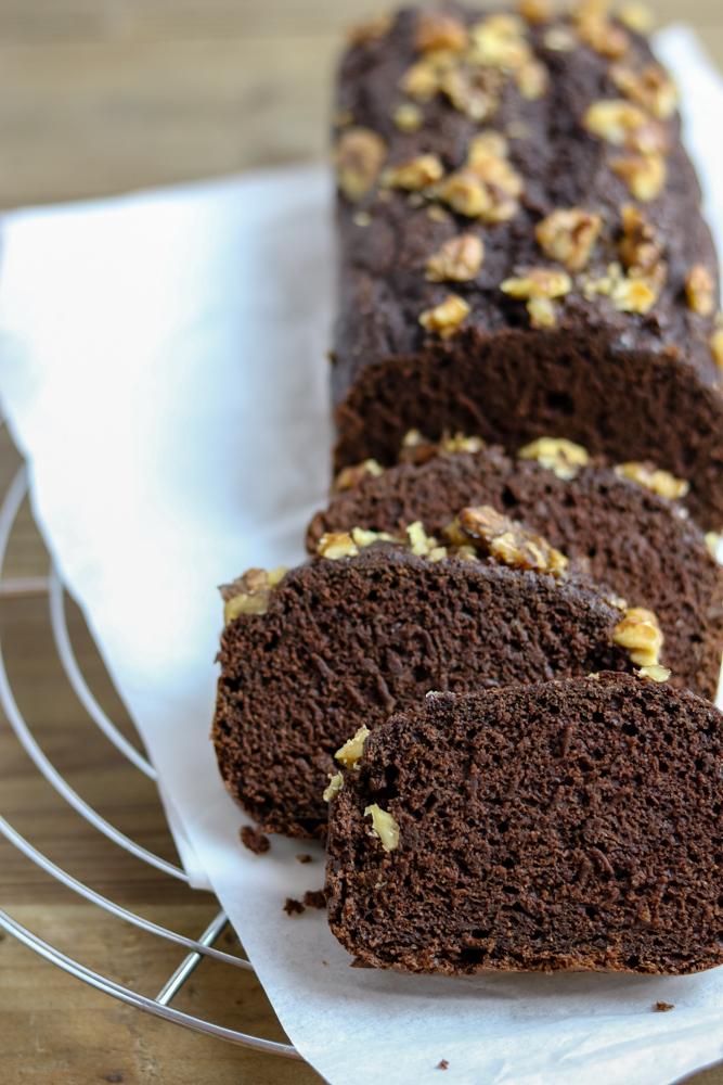 Rezeptbild: Veganes Schokoladen-Bananenbrot
