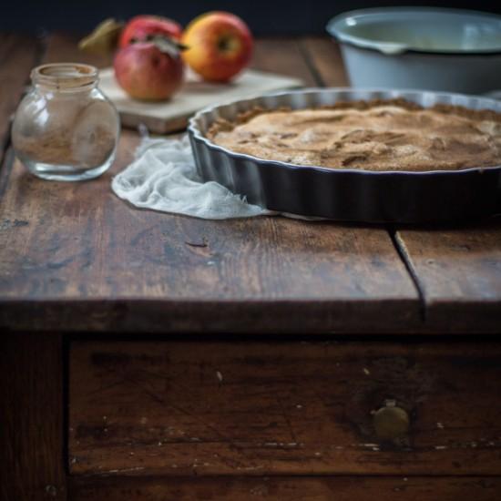 Rezeptbild: Apfeltarte mit Zimtguss