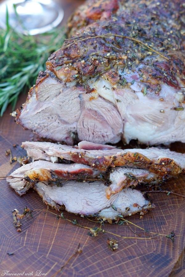 Rezeptbild: Mediterrane Lammkeule