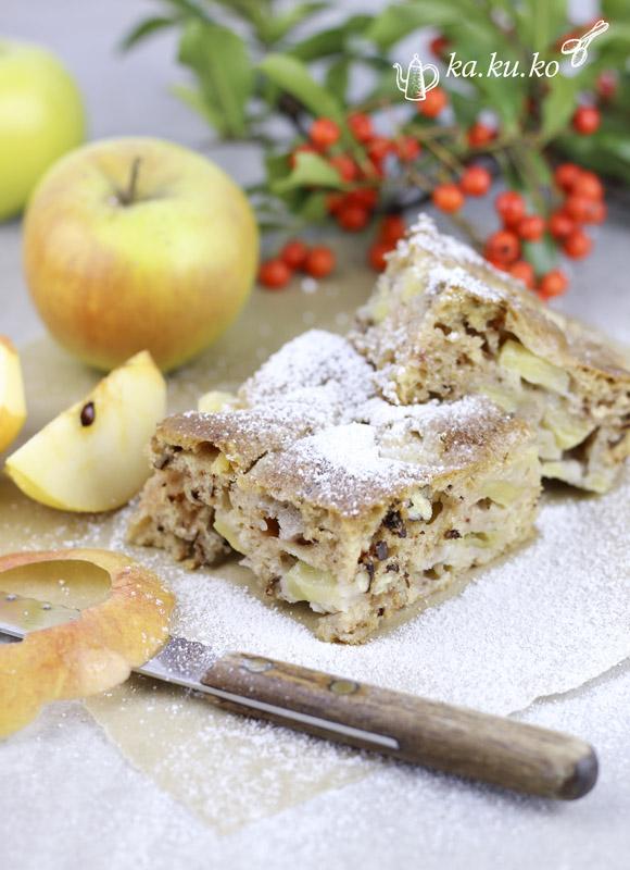 Rezeptbild: Schneller Apfelkuchen (ohne Fett)
