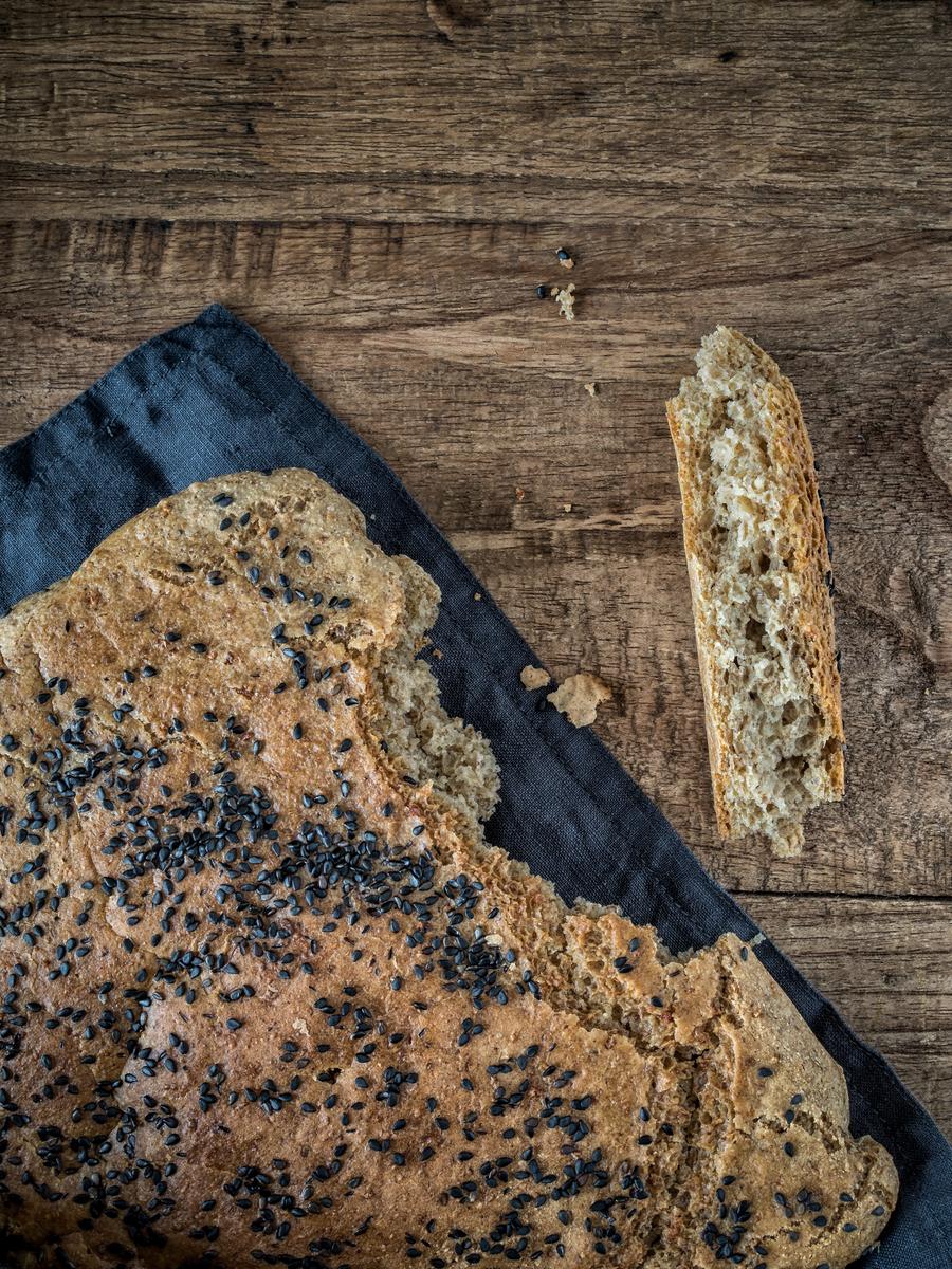 Rezeptbild: Erdmandelfladenbrot