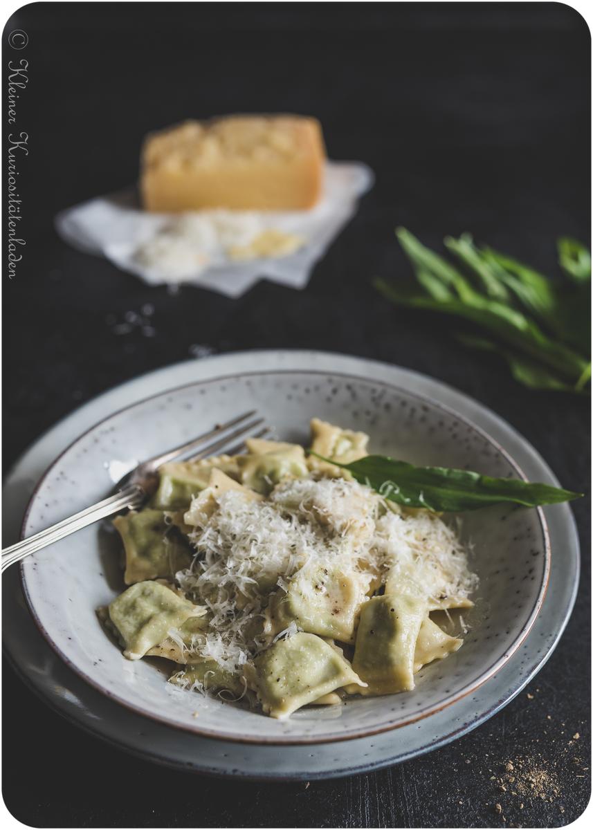 Rezeptbild: Agnolotti mit Bärlauch & Ricotta