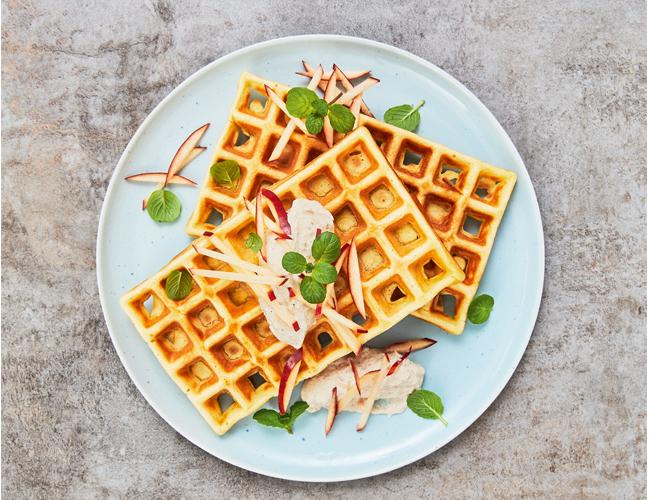 Rezeptbild: Kinderleichte Fruchtsaftwaffeln
