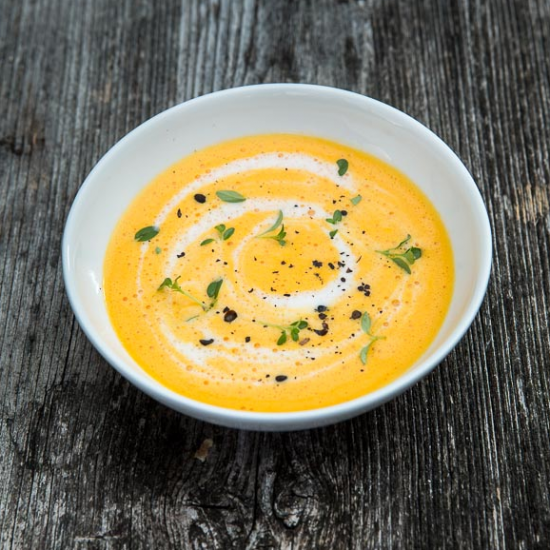Rezeptbild: Paprikaschaumsuppe